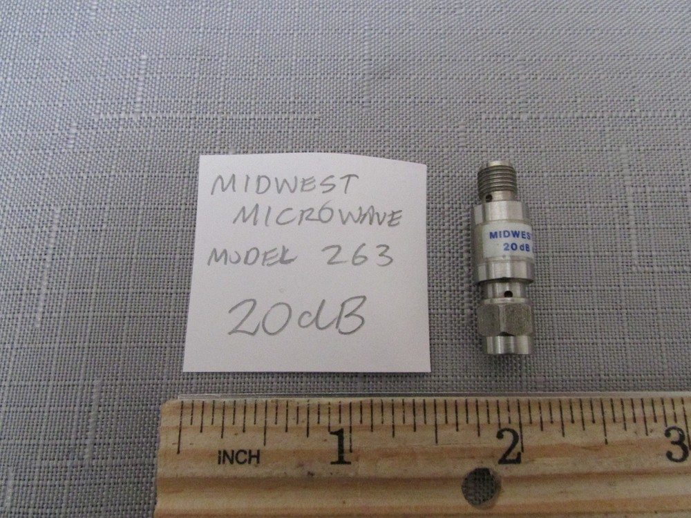Midwest Microwave Model 263 SMA Attenuator 20dB