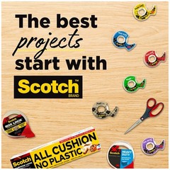 Scotch Invisible Matte Finish Magic Tape with Dispensers 3/4 Inches x 300 Inches