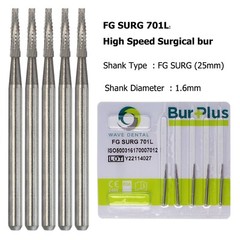 Wave Dental Surgical Bur Long 557L 702L 701 558 556 Carbide Burr 25mm High Speed