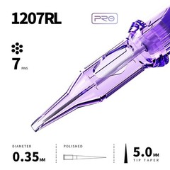 Mast Pro 1207RL Cartridge Tattoo Disposable 20Pcs of One Box Standard #12 Size 7