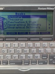 Franklin Merriam-Webster MWD-1490 Pocket Digital Dictionary Language Translator