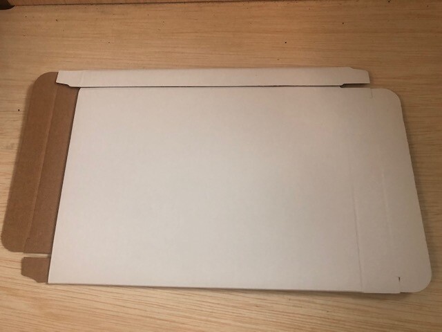 50 WHITE CORRUGATED CARDBOARD DVD CASE MAILER BOX, SHIP CRAFT JEWELRY, JS86NEW