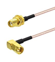 2-Pack RF coaxial Coax Assembly FPV Antenna Extension Cable SMA Female to SMA…