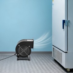 Small Centrifugal 196CFM Flange Blower Fan 2600r/min 110V 120W Durable Equipment