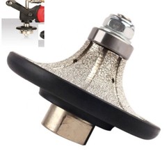 1 Inch (25 mm) Demi-Bullnose Roundover Diamond Hand Profiler Router Bit Granite