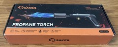 Saker MT920 Propane Torch w Max Fire Trigger 1-Touch Start Safety Lock Adj Flame