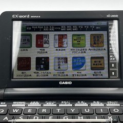 Casio EX-word XD-U8500 Black Electronic Dictionary Japanese English Works used