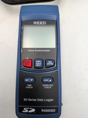 Reed Instruments R4000sd Anemometer, 79 To 5, 906Fpm, 32 To 122F