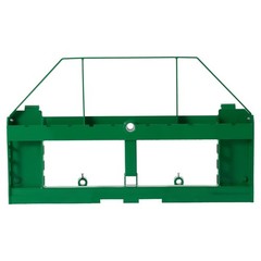 Uimoso Skid Steer Pallet Frame Hitch Receiver & Spear Sleeves for JD Loaders