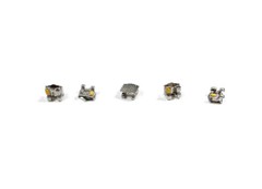 100Pcs Dental Orthodontic Ceramic/Metal Bracket In Bulk Mini Roth 022 345 Hooks