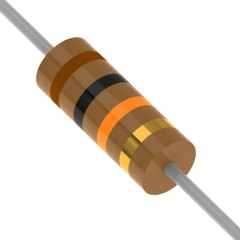 Reel of 5,000 – 10k Ohm Carbon Comp Resistors, 1/2 (.5) Watt, Tolerance ±5 % SEI