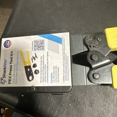 SharkBite 33478 PEX PressToolKit 1/2 3/4 1” Multitool Head ASTM F-3347/3348(503)