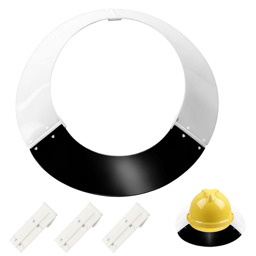 Hard Hat Sun Visors Compatible with MSA V-Gard Shade Full Brim Attachment, 69…