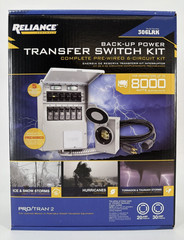 Reliance 30-Amp ProTran 2 Manual Transfer Switch Pre Wired 6-Circuit Kit 306LRK