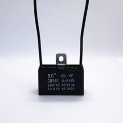 CBB61 4mfd 4uf 4.0uF 4 uF 250V AC Ceiling Fan MOTOR START Capacitor 2 WIRES