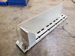 Lot of 55 RTC Profit Pusher 12″ T-Track Automatic Spring-Feed Shelf Units, Beige