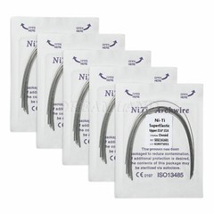 10 Packs Dental Super Elastic Niti Rectangular Arch Wire Ovoid Form 16*16 Upper