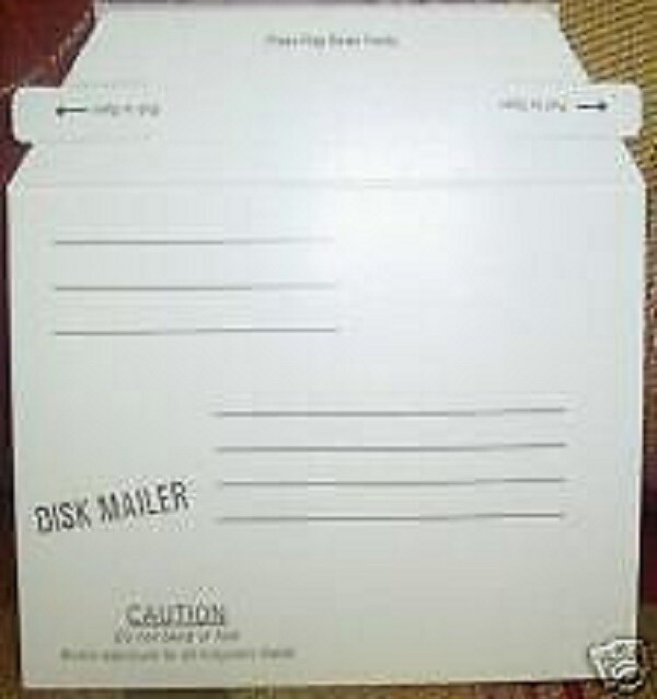 200 3.5″ FLOPPY DISK DISKETTE MAILERS W/ SEAL MADE IN USA 64116