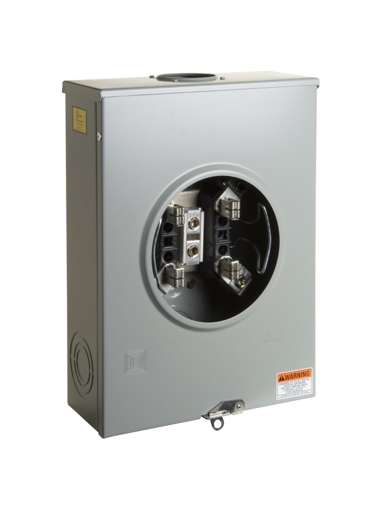 Square D – UTRS213B, Individual meter socket, Ringless Socket, No Bypass, 4 J…