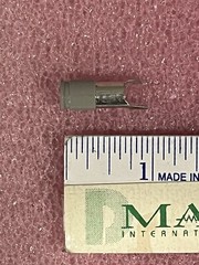 0031.1666 FUSEHOLDER CAP 6.33 X 32MM GREY SCHURTER (LOT OF 5)