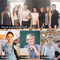 Employee Appreciation Gift Bulk Thank You Wood Pens Ballpoint Inspirational B…