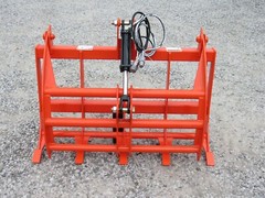 48″ Root Rake Clam Grapple and 42″ Long Pallet Forks Attachment ComboQuickAttach