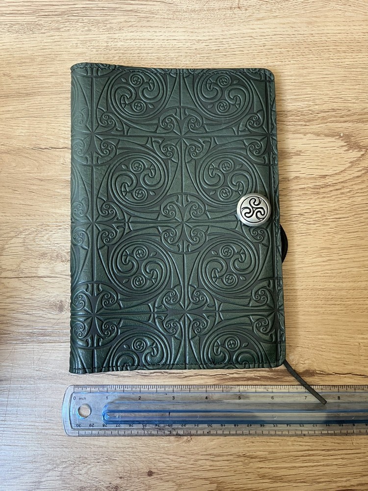 Oberon Design Triskelion Large Journal A5 Size in Green