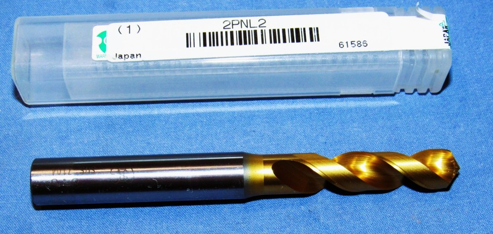 OSG Screw Machine Length Drill Bit: 8.60 mm (0.3386) Dia, 120 deg, Vanadium