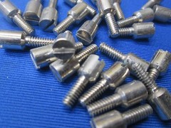 Tin Plated Brass 6-32 x 11/16″ Special straight blade machine screws lot of (25)