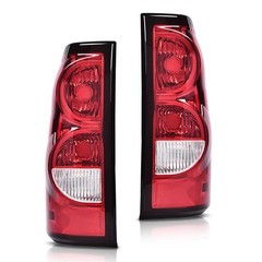 Rear Tail Lights Assembly Red Clear Lens Pair Chevy Silverado 03-06