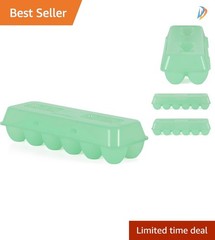 Hand Wash Only 12-Egg Air-Tight Container with Lid – Reusable & Lightweight