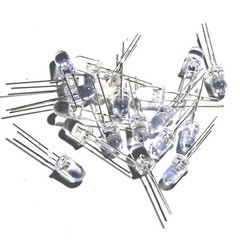 5mm UV/Purple LED – Clear Transparent, Blacklight & Fluorescence 10-100Pc Packs