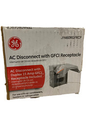 G.E. AC Disconnect 60 Amp 240V Outdoor Safety Switch TFN60RGFRCP