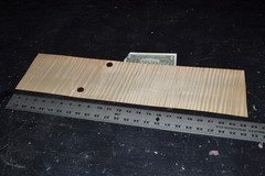 Maple Raw Wood Veneer Sheet 6 x 24 inches 1/42nd 7717-40