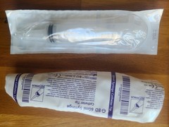 5 Pack-BD 60 ML Syringe, Catheter Tip. 1 Amsinom 60 ML Syringe, Catheter Tip