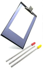 3 Bars and 1 Bed Stainless Steel Wire Wound Rod White, Yellow and Red