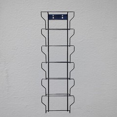 Horizontal Wall Mount 6 Pockets 6X4″ Greeting Card Post Card Rack Holder Display