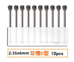 10 pcs Dental HP Tungsten Steel Carbide Cutter Polisher Denture Burs Lab Drill