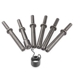 Air Rivet Hammer Tools Kit 7 Pcs Heavy Duty Smoothing Pneumatic