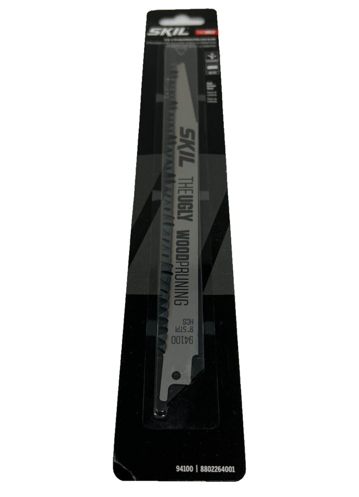 1 NIP SKIL 9 in. Carbon Steel Reciprocating Saw Blade 5 TPI THE UGLY Blade