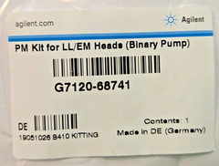 Agilent G7120-68741 PM Kit for LL/EM Heads (Binary Pump) | Brand New AGILENT