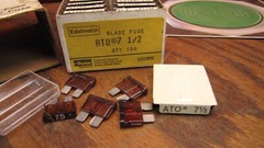 ATO 7-1/2 Blade Fuse lot of Qty (95) ATO7-1/2 Parker Edelmann