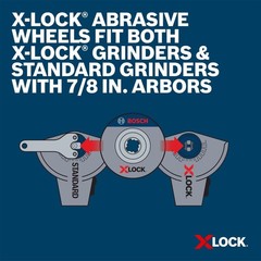 TCWX1S450P10 4-1/2 in. X-Lock® Metal/Stainless Steel Cutting Wheels – 10 Pack,