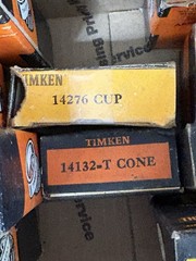 New Old Stock Timken Tapered Roller Bearing “Paired” Cup & Cone Lot. Ships Free
