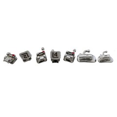 Self Ligating Damon Q Brackets Ceramic Metal Orthodontic Braces Roth MBT 022 345