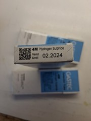 GASTEC Detector Tube No.4M Hydrogen Sulphide Glass Detection 10295 02/2024