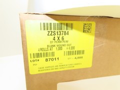 4″x 6″ Direct Thermal Shipping Labels 1000 Per Roll 3″ Core 4000ct 4 Pack