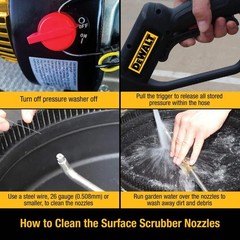 DEWALT 18 in. Surface Cleaner w/ Cold Water Pressure Washer Rated up to 3700 PSI