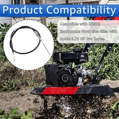 Front Tine Tiller Cable Compatible with Earthquake M5 End M8 Mount Kit 30588