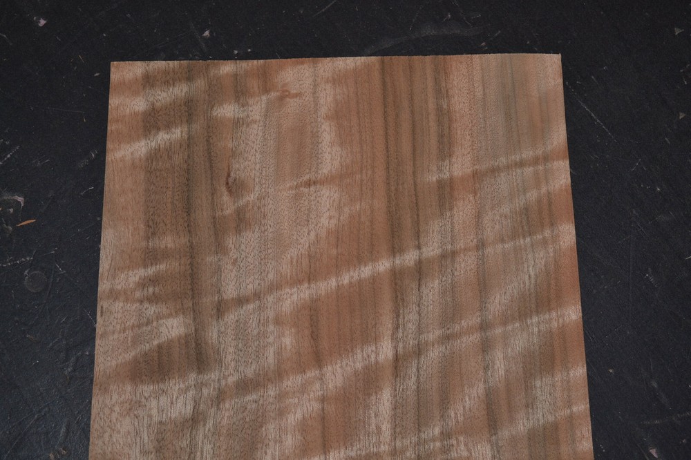 Queensland Walnut Raw Wood Veneer Sheet 8 x 31 inches 1/42nd BLEMISHED J7861-31